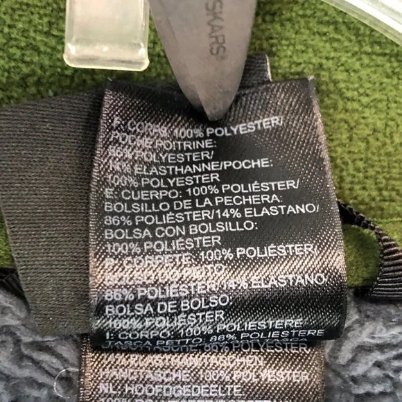 The North Face Full Zip Sweater XL Extra Large Long Sleeve Logo Green Men's - Picture 9 of 13